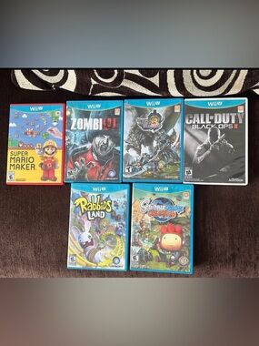 Wii U Lot Of Games All In Mint Condition